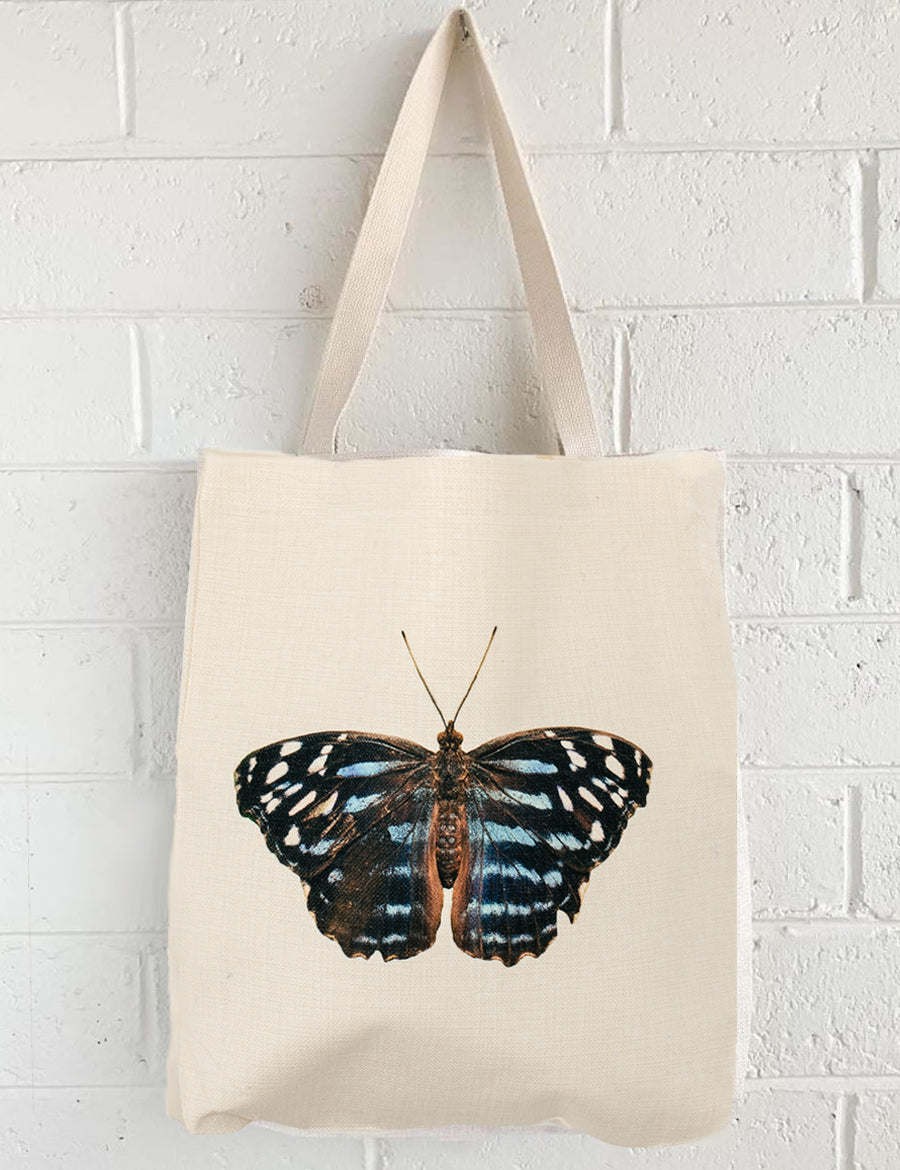 Blue Butterfly Tote, Father's Day Gift