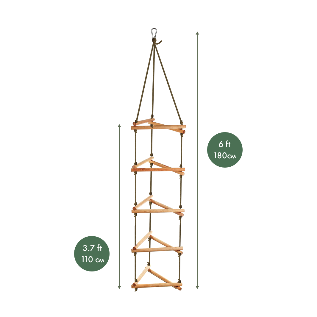 Triangle rope ladder for kids