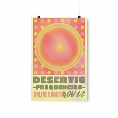 Online Concert Gradient Poster