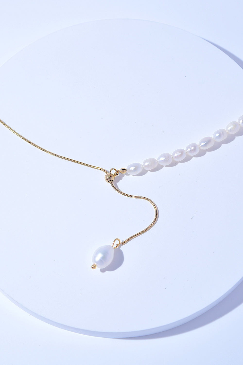 Pearl Drop Pendant Necklace