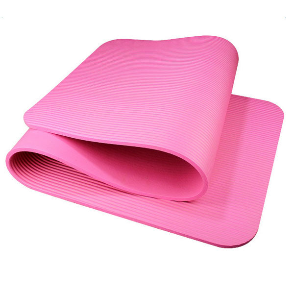 183x61x1cm Thick NBR Pure Color Anti-skid Yoga Mat