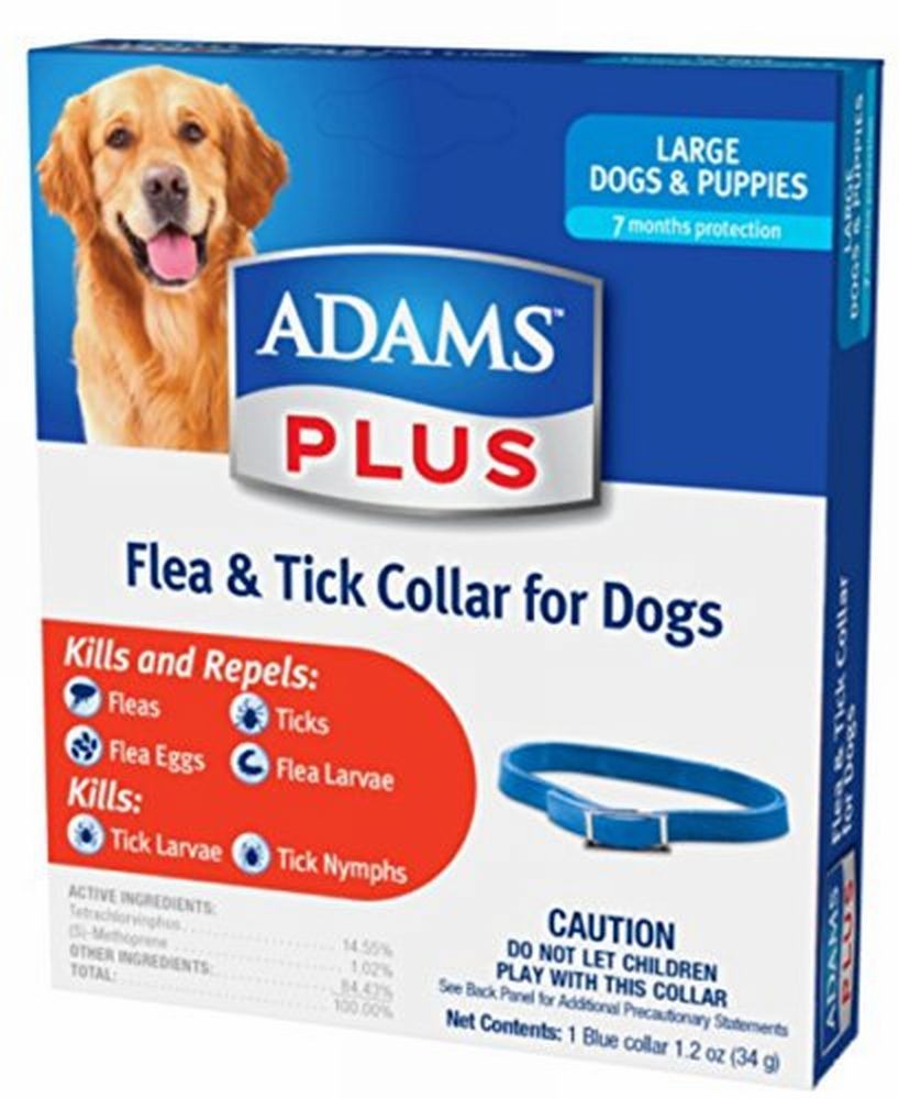 Adams Plus Flea and Tick Collar for Dogs - Large