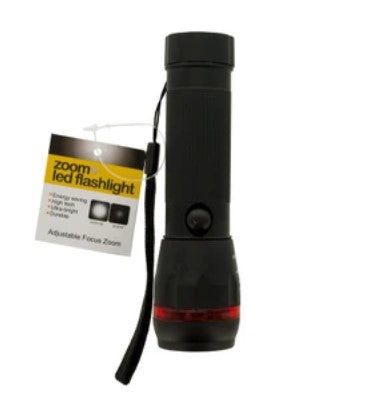 Ultra Bright LED Adjustable Zoom Flashlight