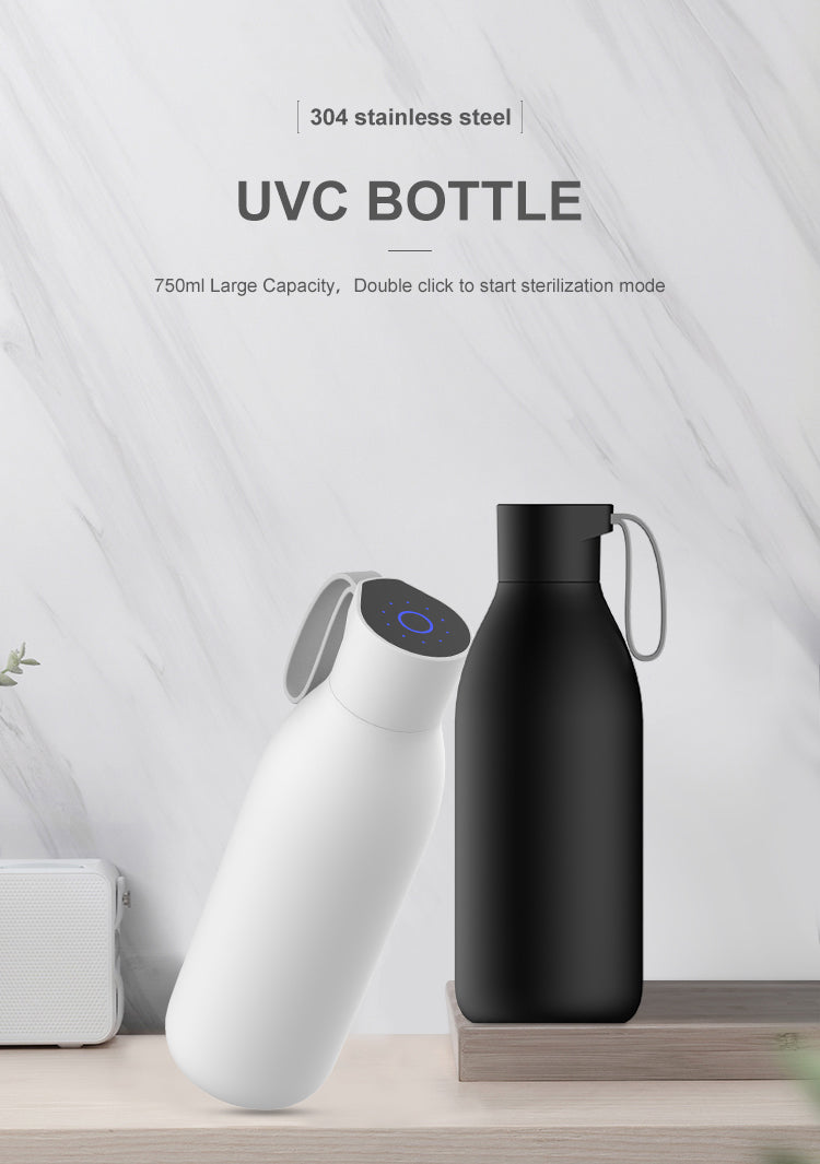 UV Self Cleaning Smart Bottle Stainless Steel Temperature-Time Prompt