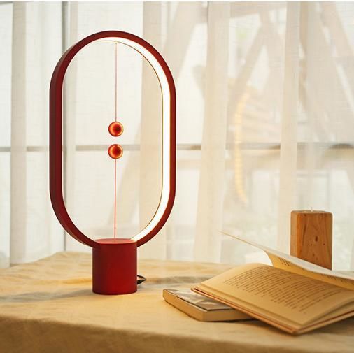 Wood Magnetic Table LED Lamp