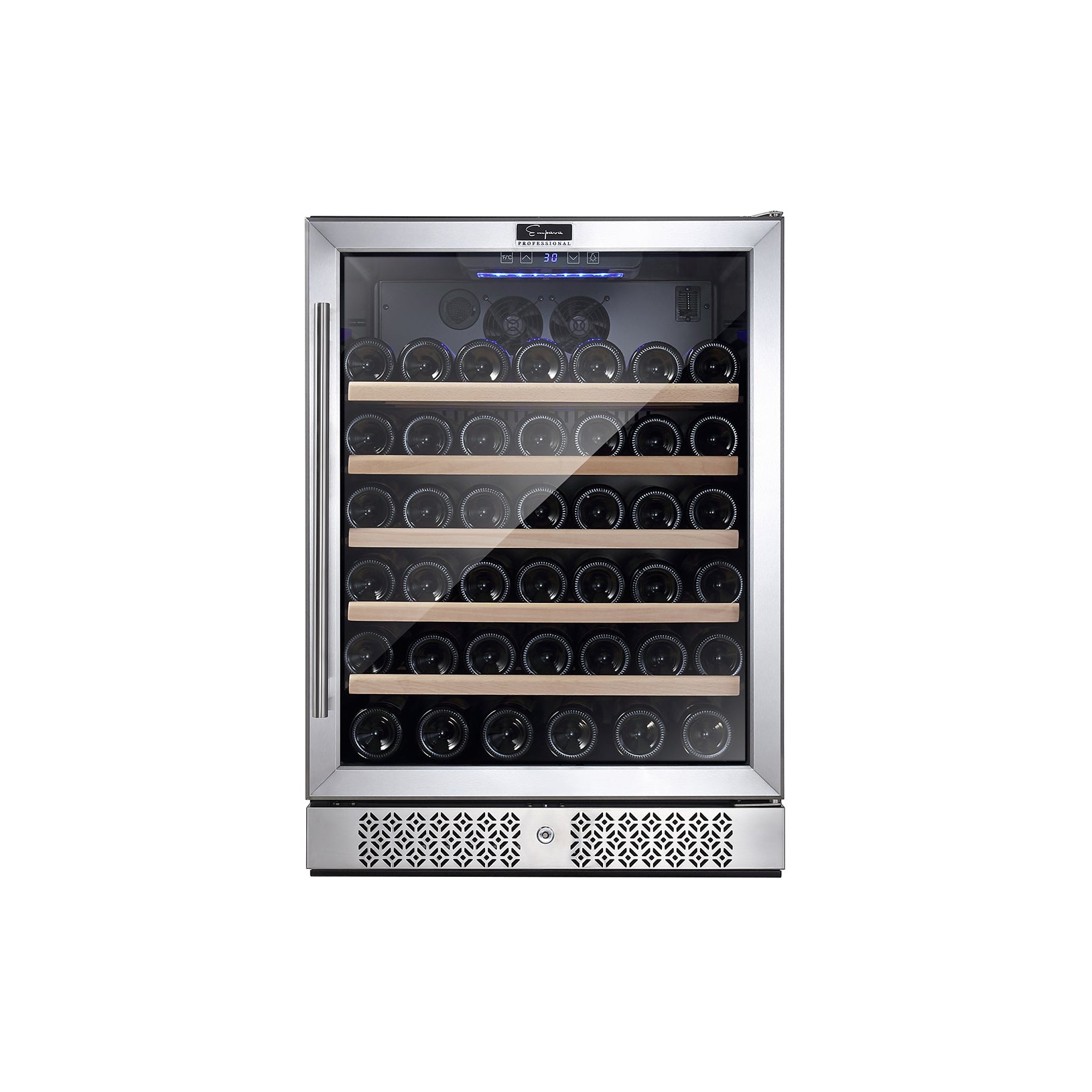 Empava WC03S 24 Inch Wine Cooler Wine Fridge 52 Bottles