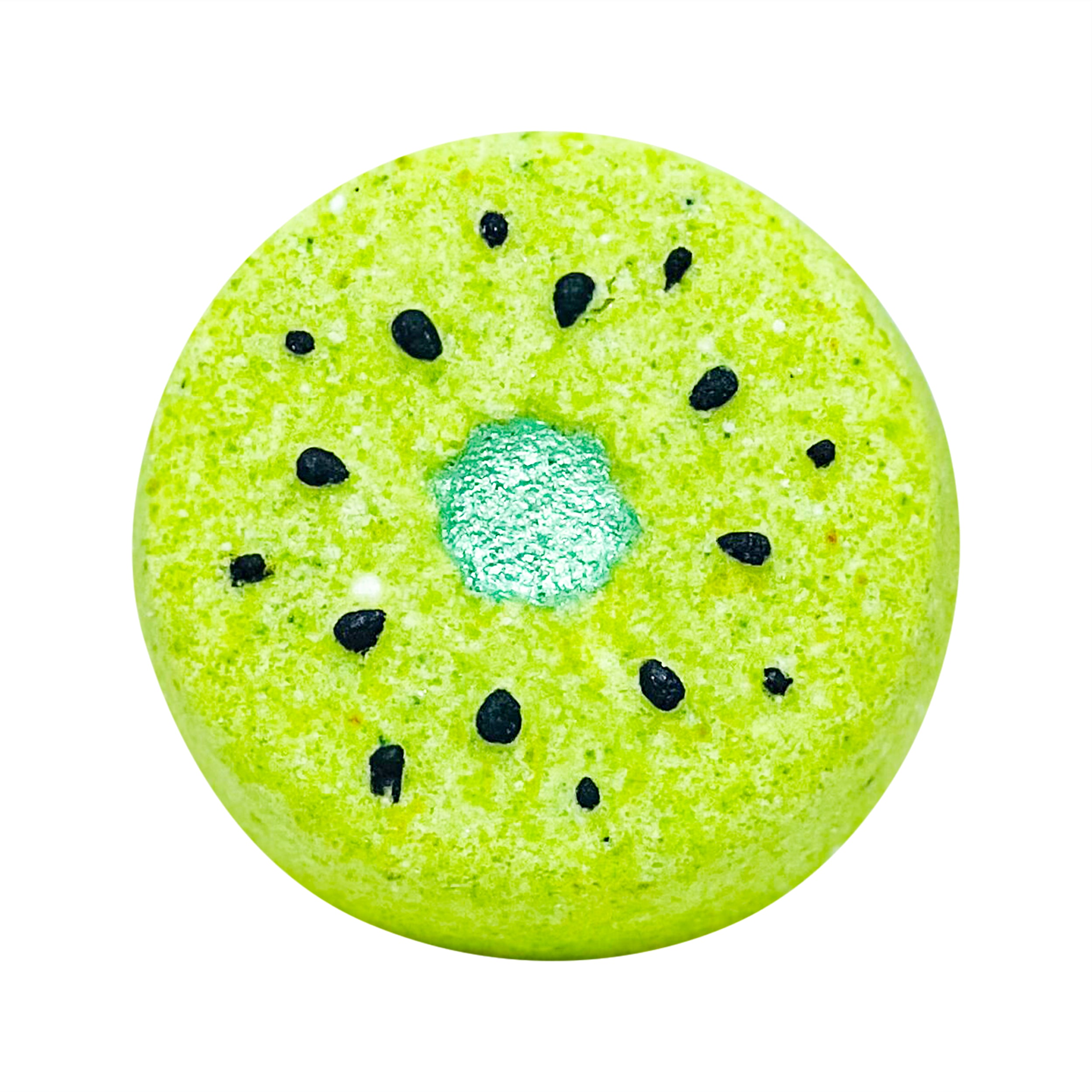 The Kiwi to Happiness Summer Fruit Bath Bomb-Kiwi Scent