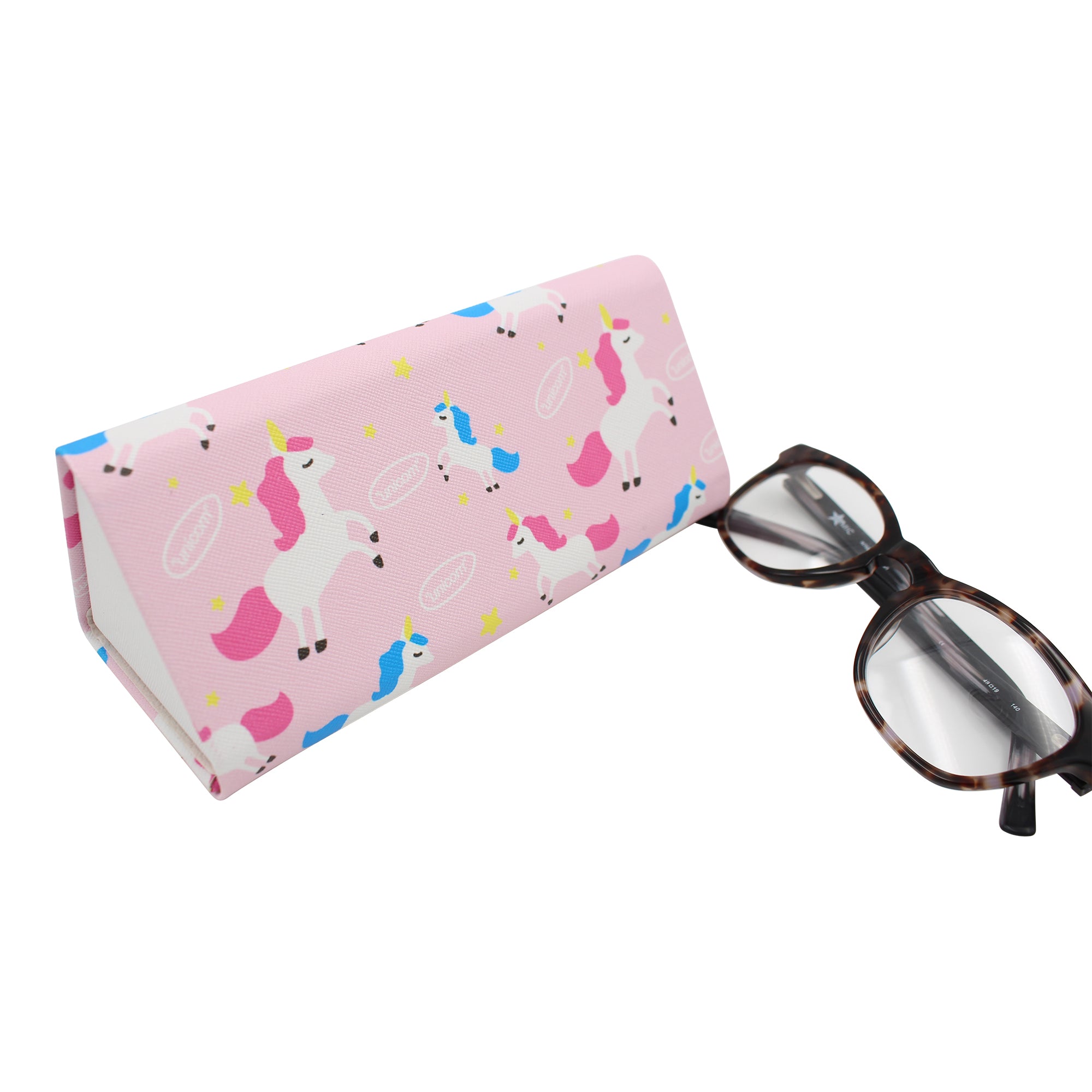 REAL SIC Animal PU Leather Glasses Case - Unicorn