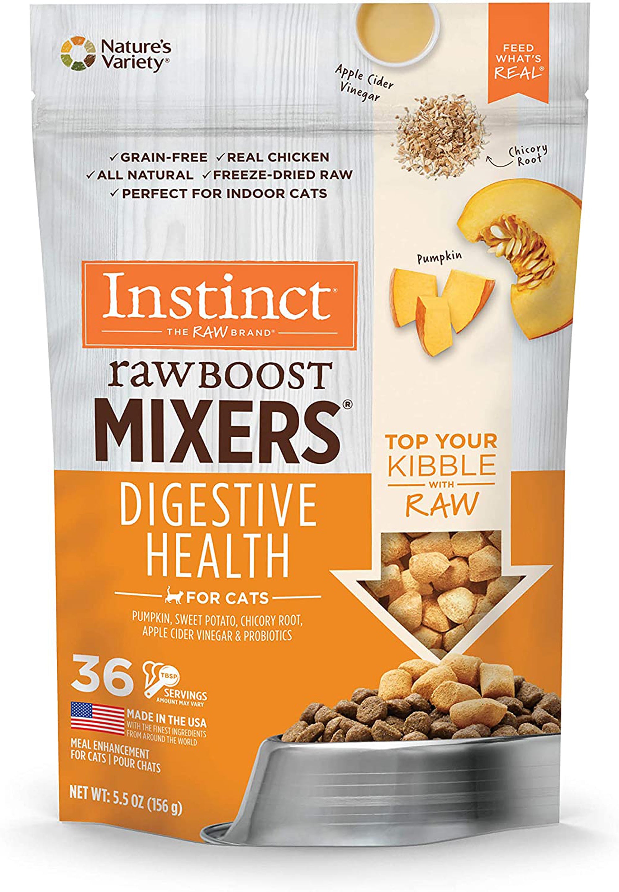 Natures Variety Cat Food Raw Boost Mixer Digestive Health (Case of 12)