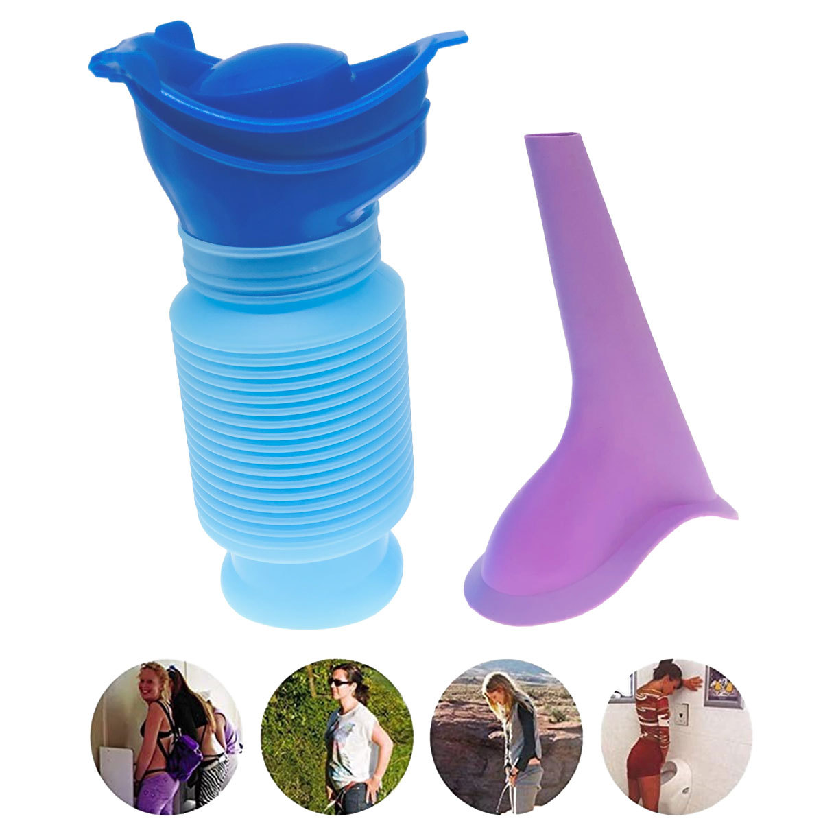 Portable Retractable Urine Bottle for Outdoor