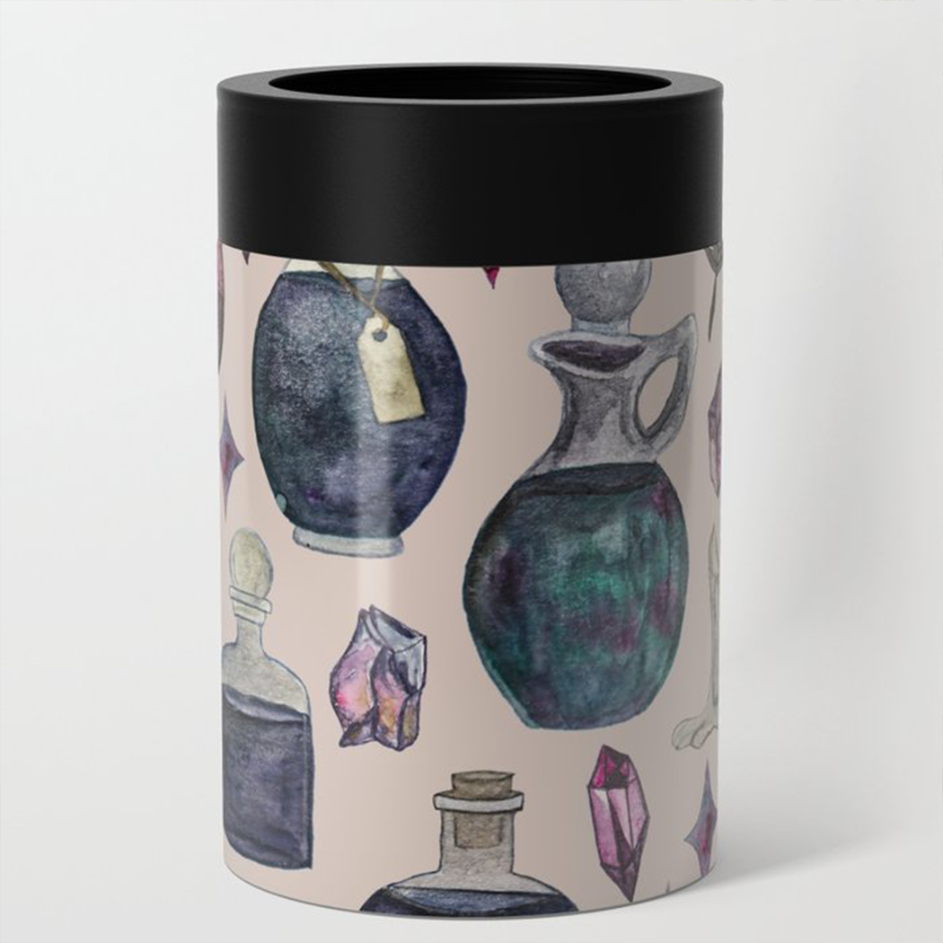 Potions Pattern Can Cooler/Koozie