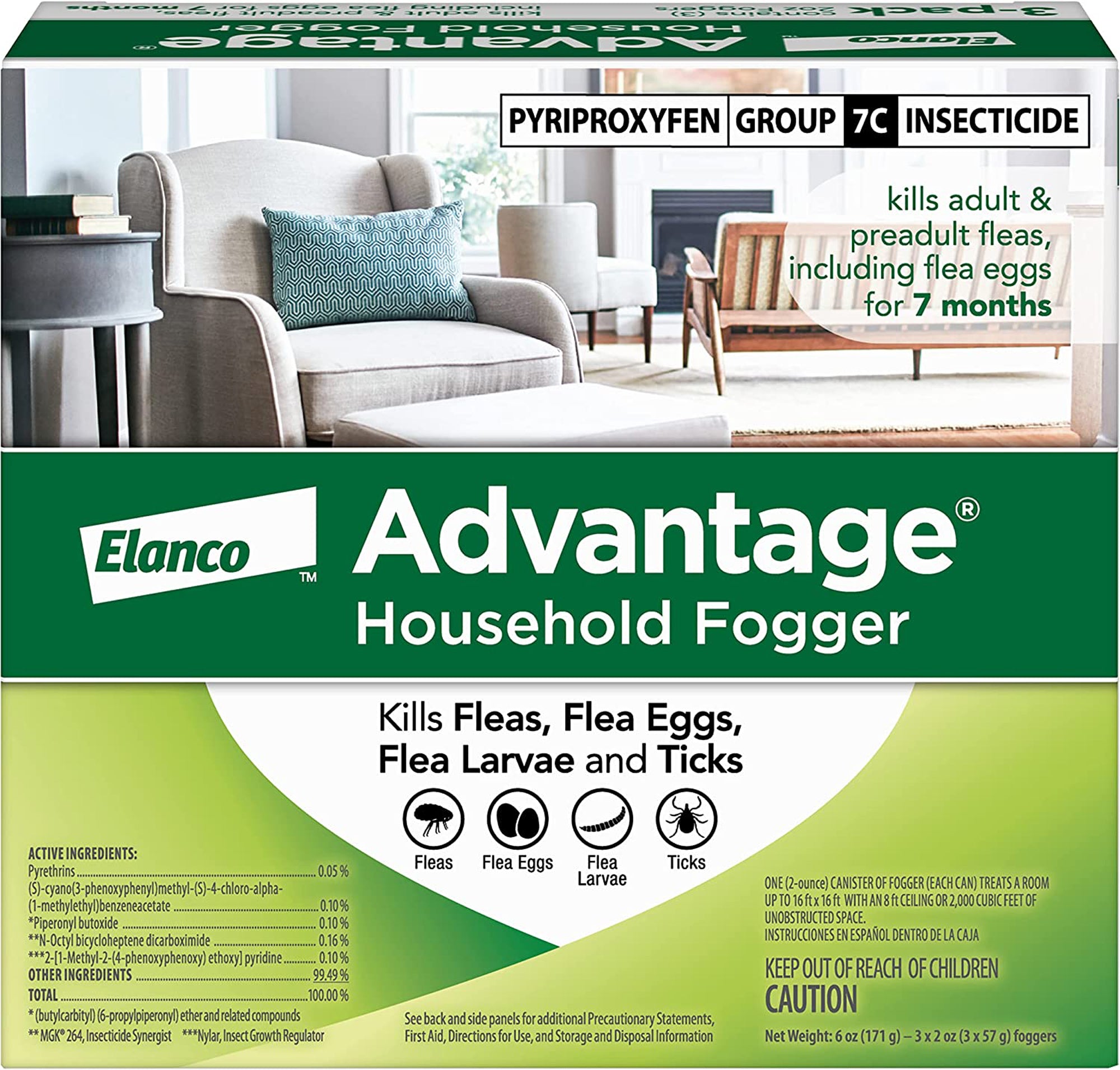 Advantage Household Fogger (3x2oz)