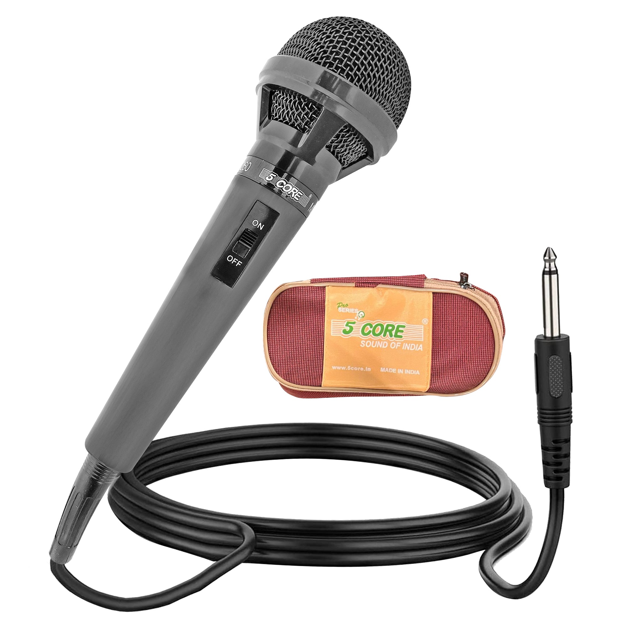 Dynamic Microphone with ON/OFF Switch Includes 12ft XLR Cable MIC 260