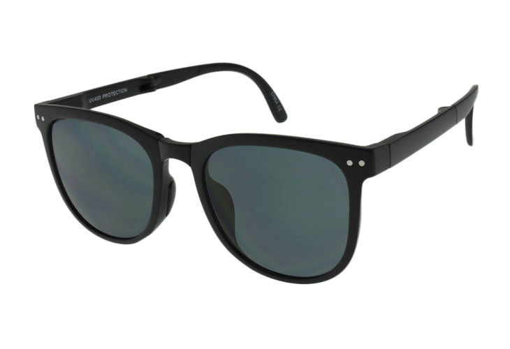 MQ Milan Folding Sunglasses with Carrying Case in Black