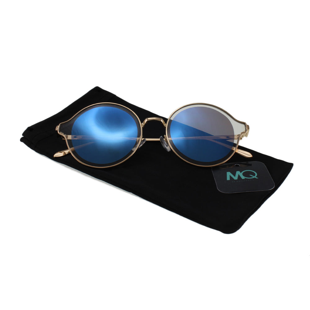 MQ Millie Sunglasses in Gold / Blue