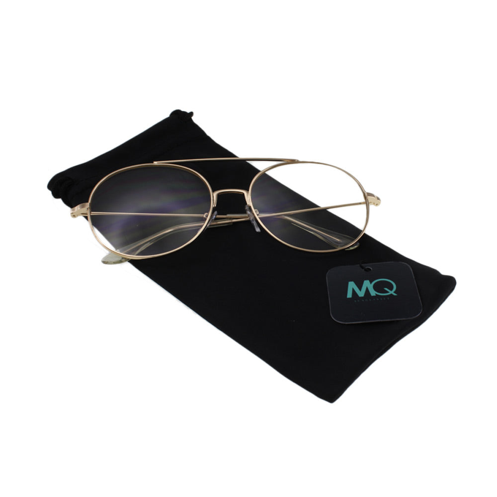 MQ Azumi Clear Lens Glasses in Gold / Clear