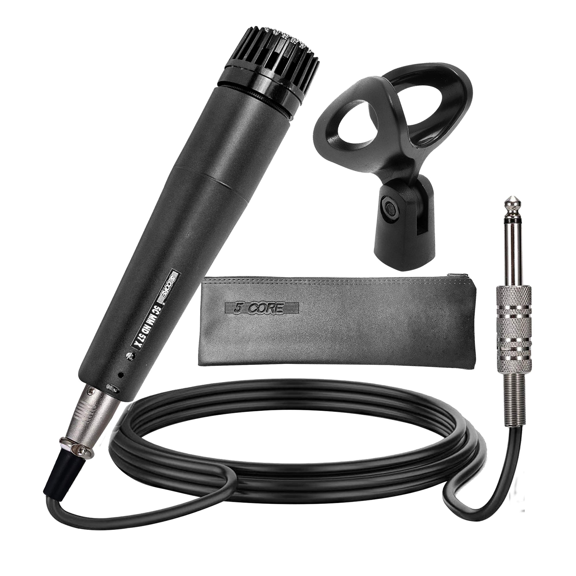 5Core Microphone Pro Dynamic Metal Mic XLR Audio Cardiod Vocal Karaoke