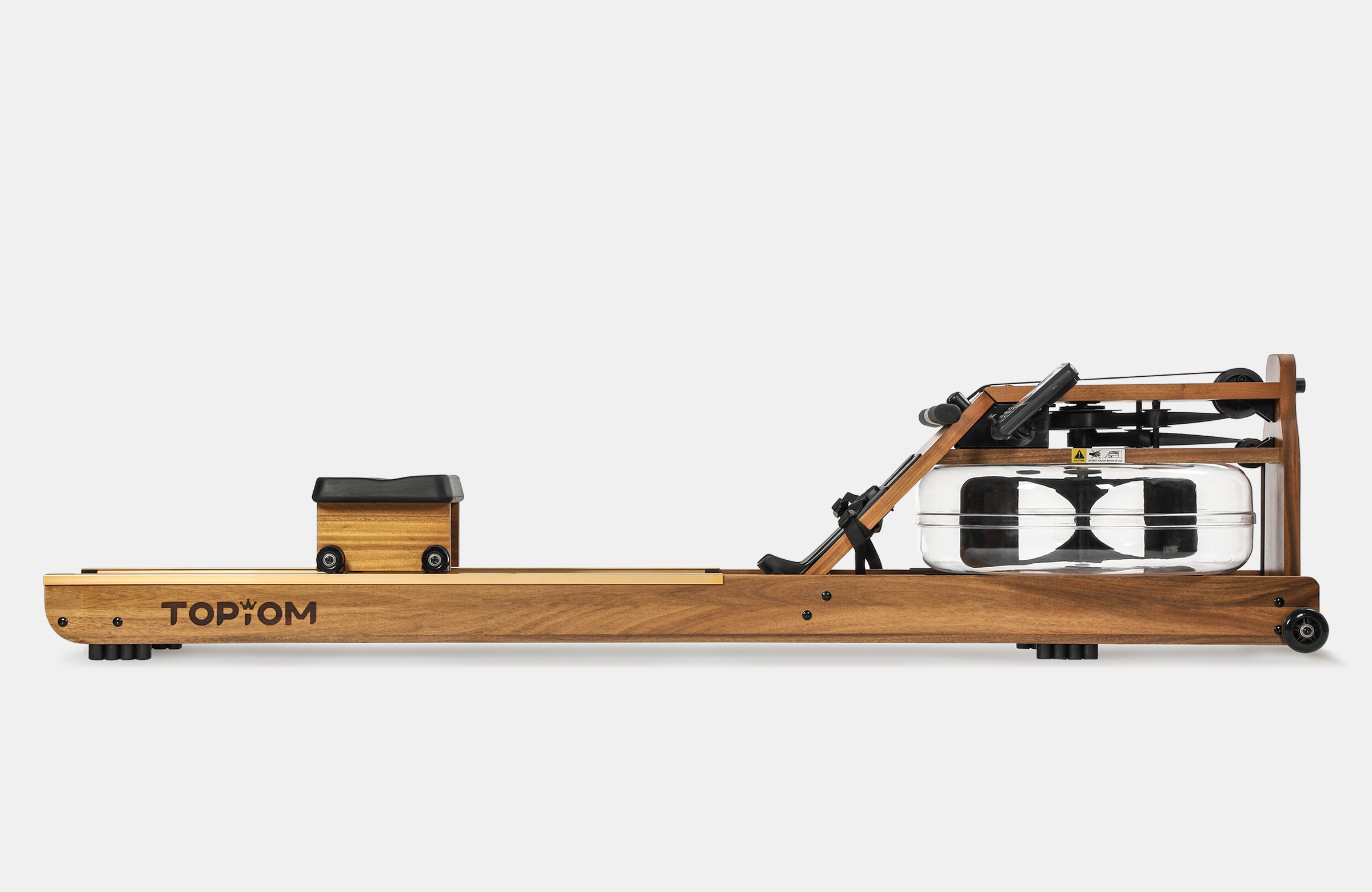 Topiom Rowing Machine for Home Use | Solid Wood | TM3 Monitor