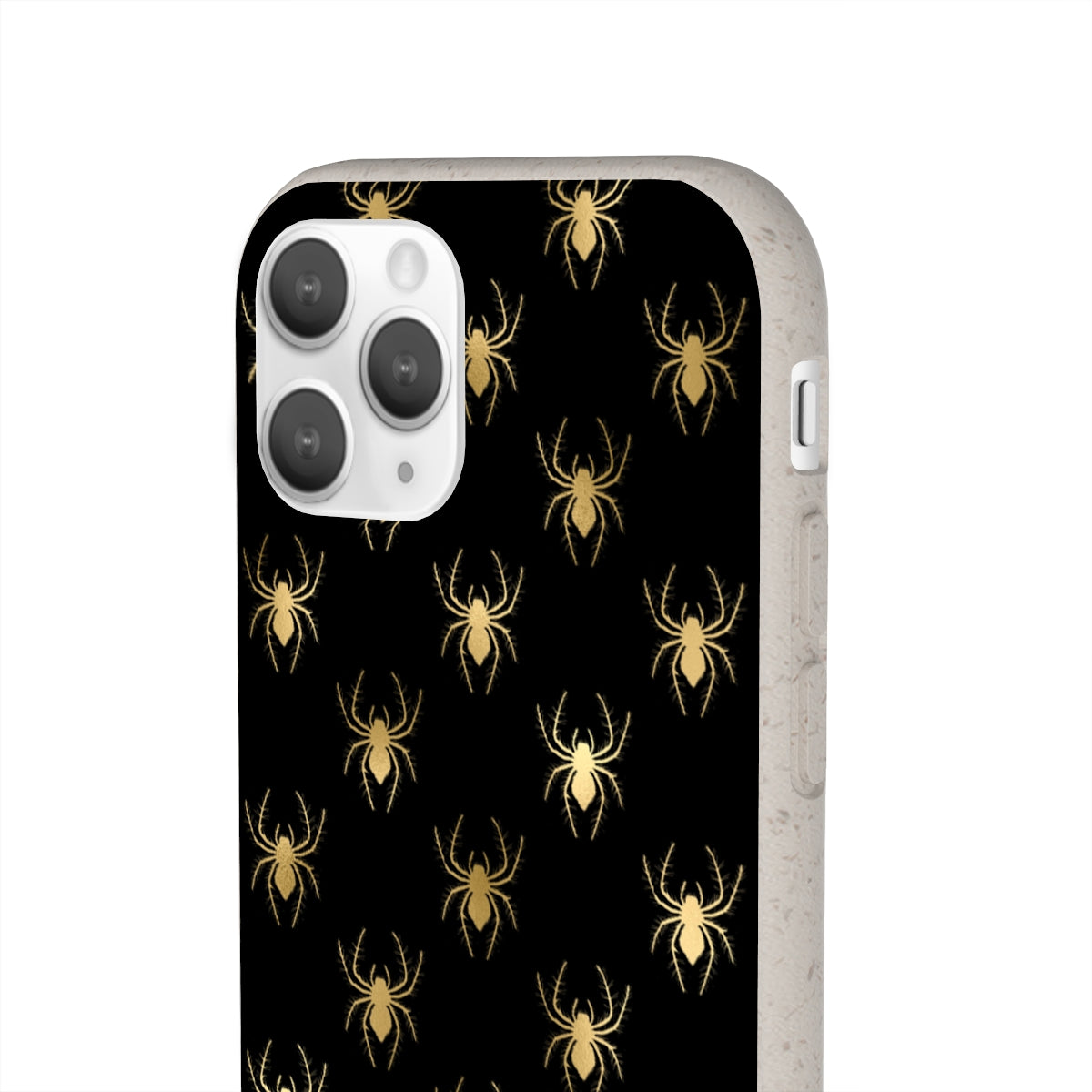 Eco Friendly Biodegradable Phone Case Halloween Spiders