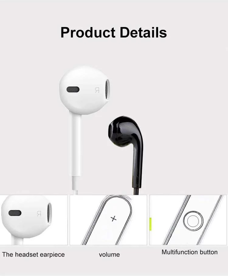 S6 Wireless Earphone Sport Bluetooth Stereo Headset For iPhone