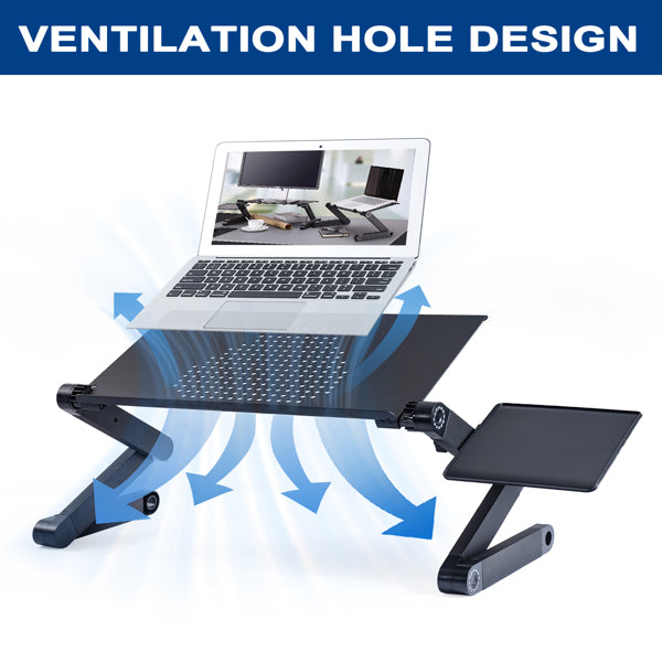 Adjustable Height Laptop Desk Foldable Laptop Stand Portable Lap Desk