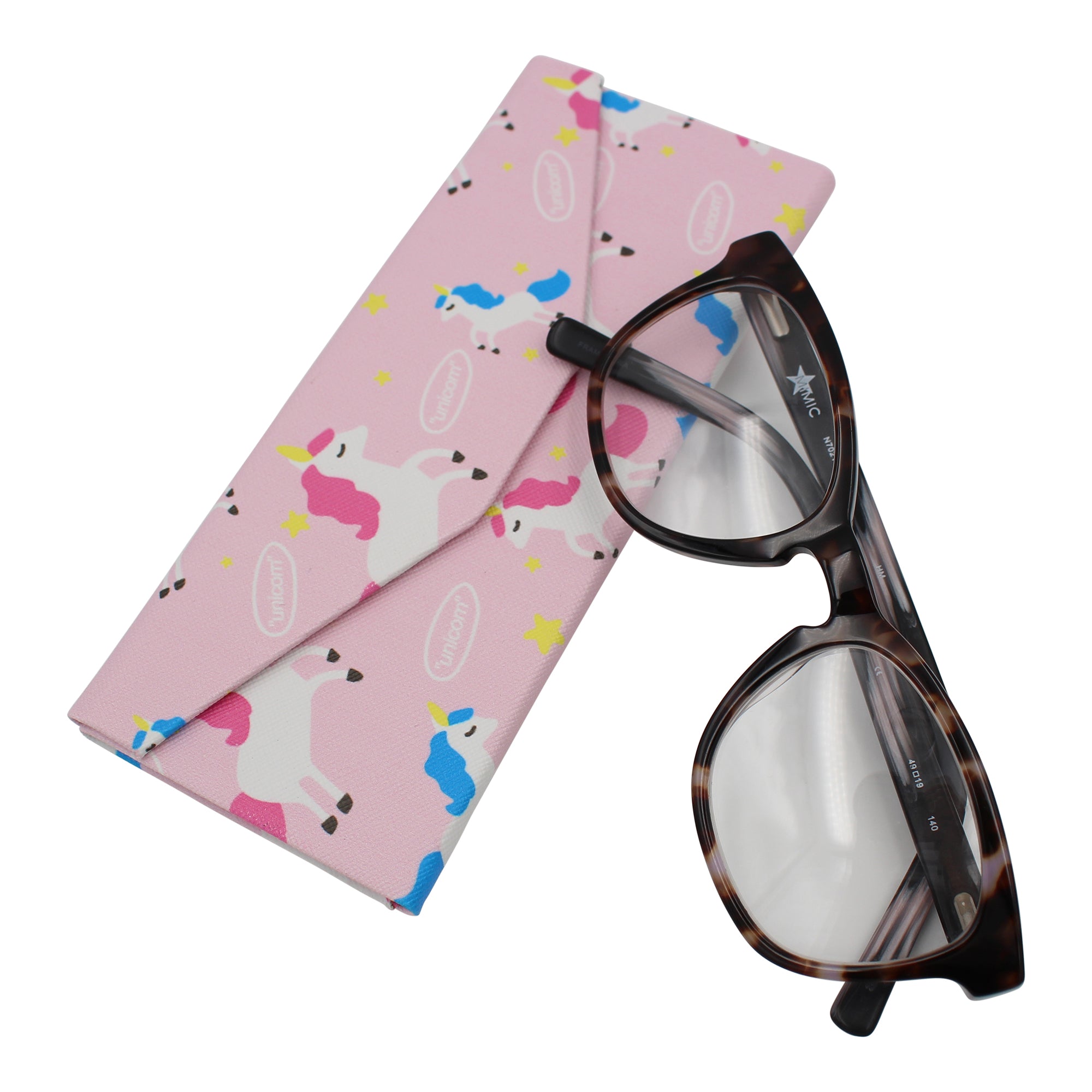 REAL SIC Animal PU Leather Glasses Case - Unicorn