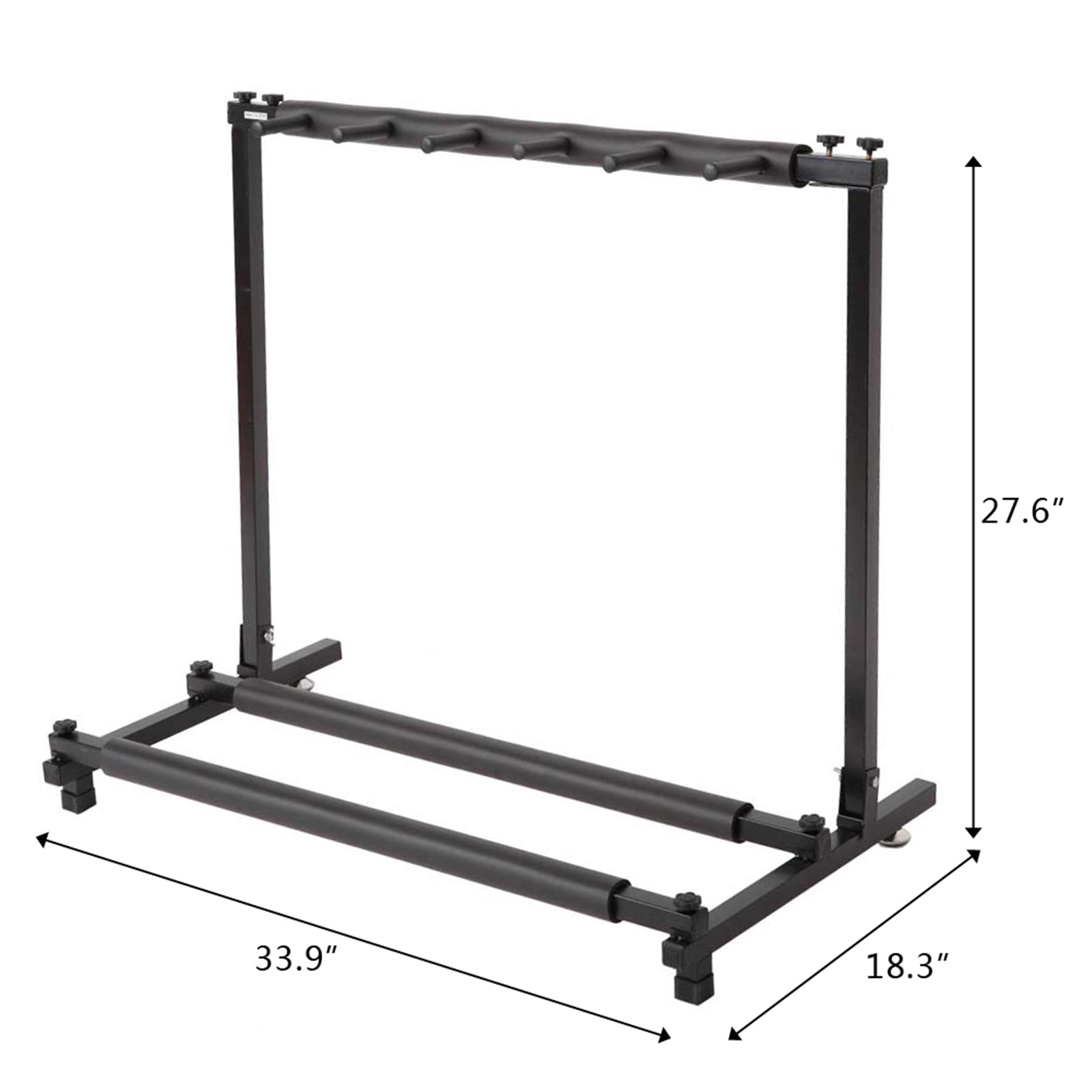 Triple Folding Multiple Guitar Holder Rack Stand