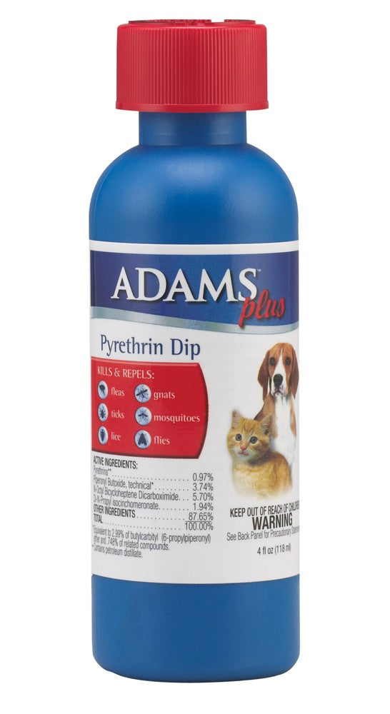 Adams Plus Pyrethrin Dip 4 fluid ounces