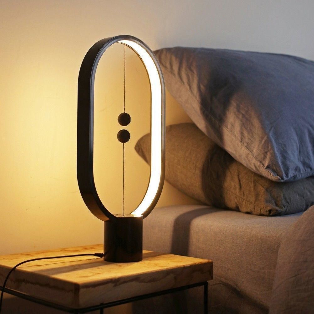 Wood Magnetic Table LED Lamp