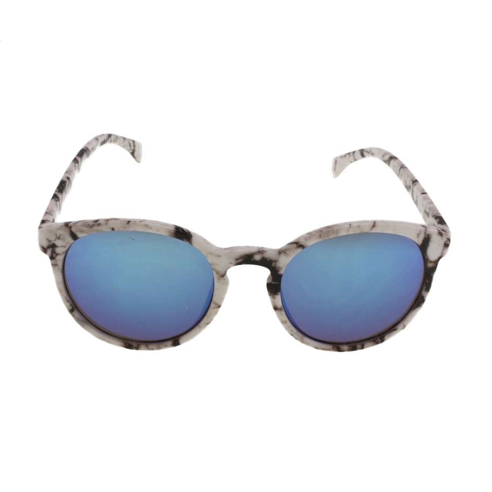 MQ Leah Sunglasses in Marble / Blue