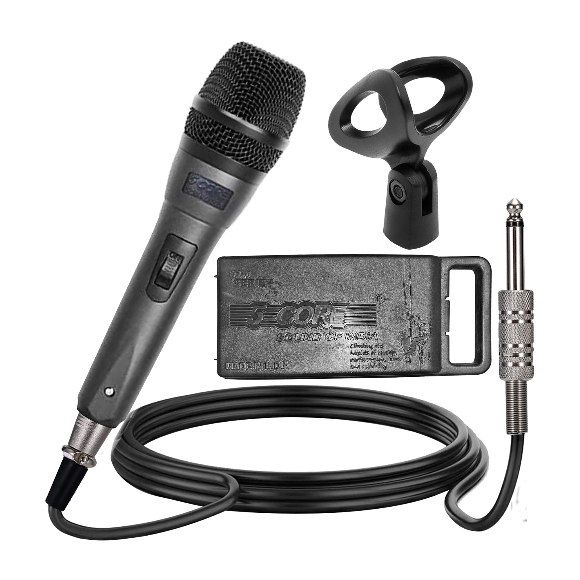 5 CORE Premium Vocal Dynamic Cardioid Handheld Microphone Neodymium