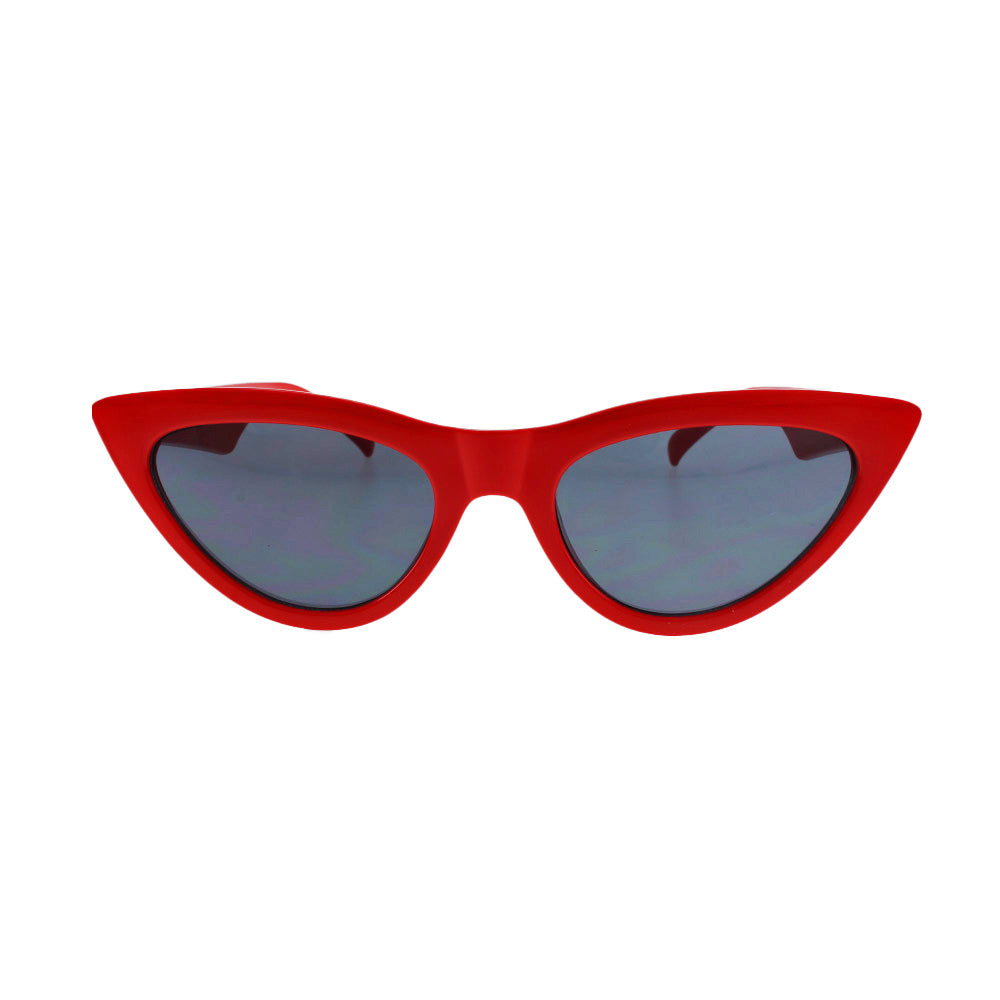 MQ Cardi Sunglasses in Red / Smoke