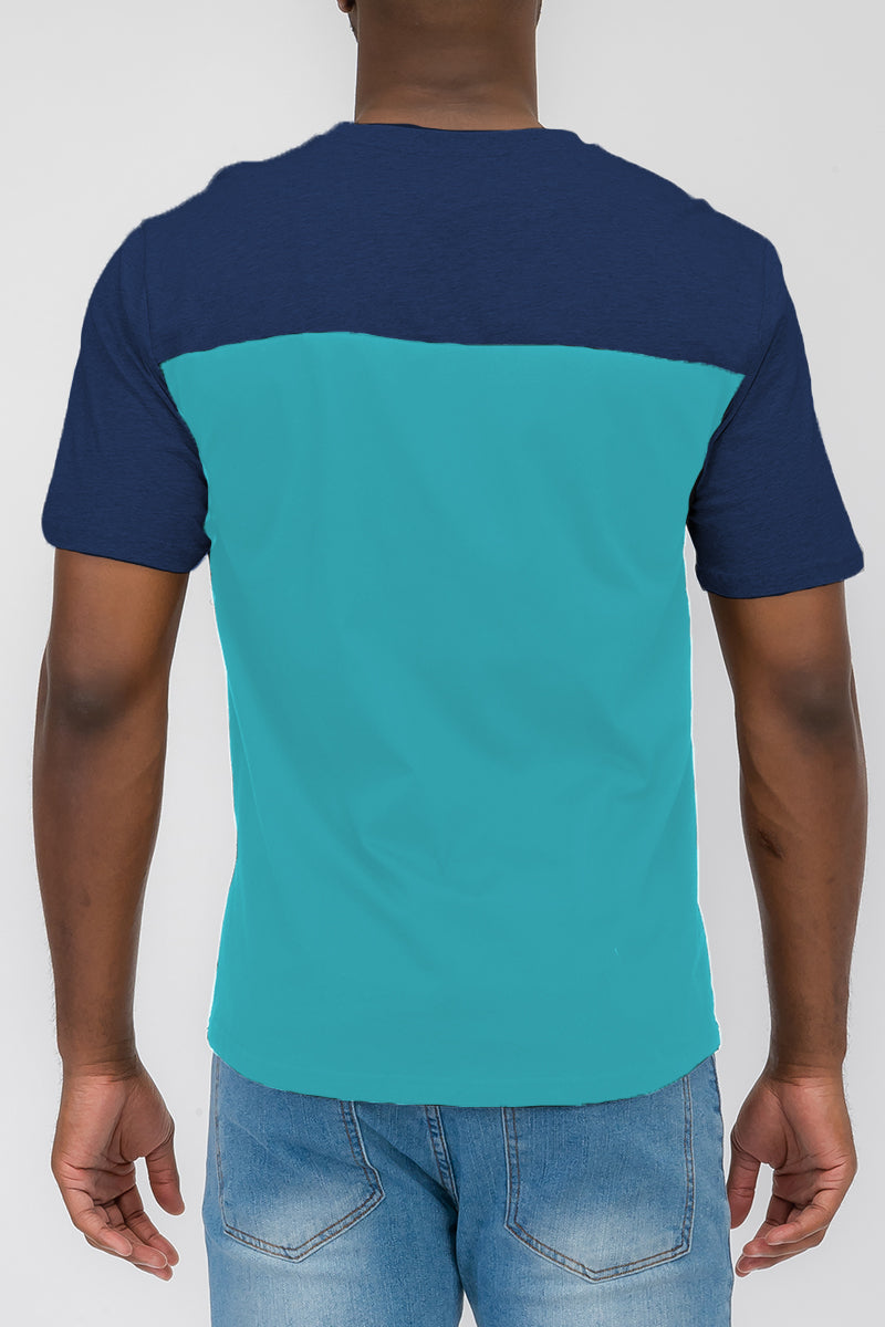 TRI COLOR BLOCK TSHIRT