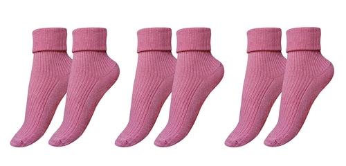 tittimitti®100% Organic Combed Cotton Luxury Women's Socks 3-Pack.