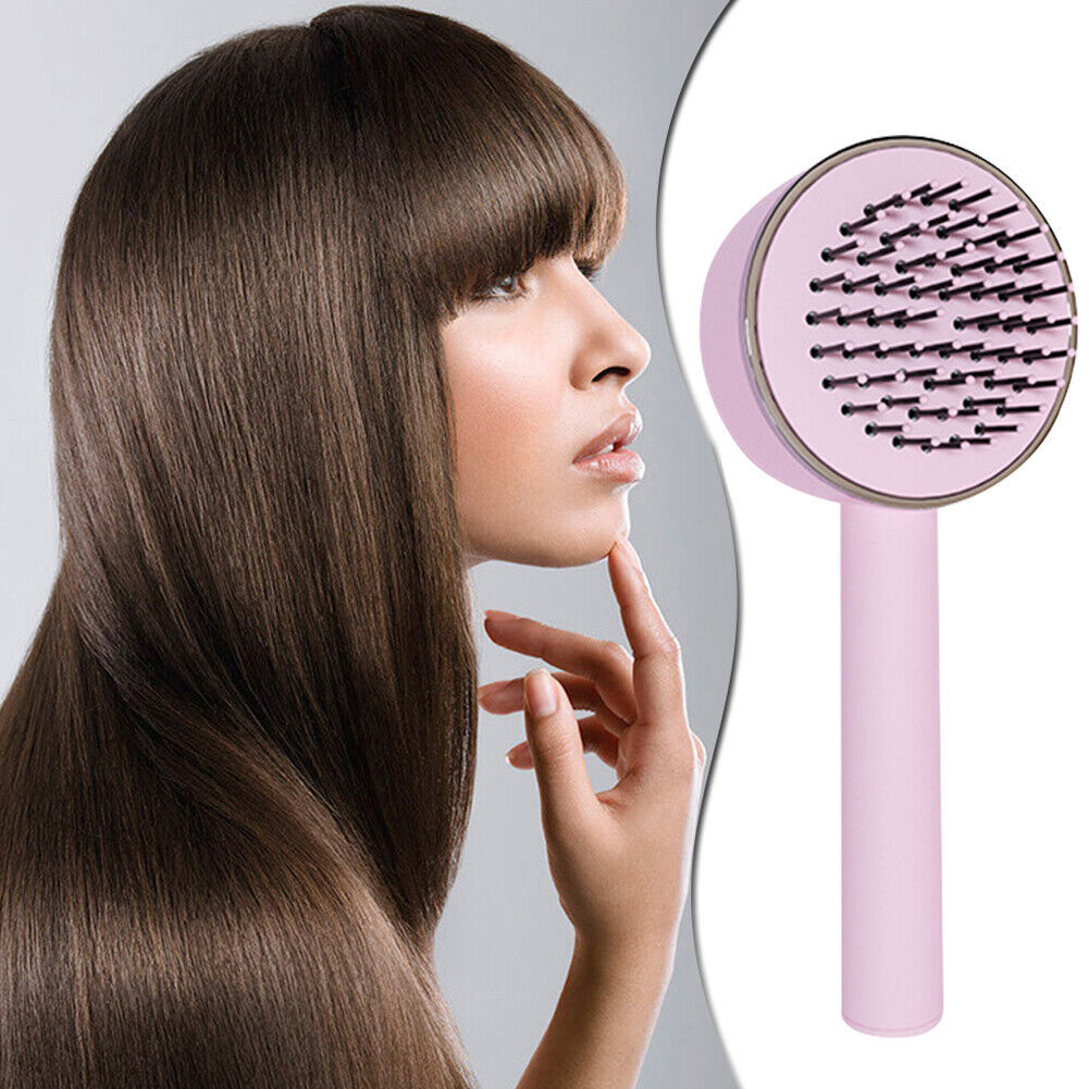3D Air Cushion Massager Brush With Retractable Bristles Self Cleaning