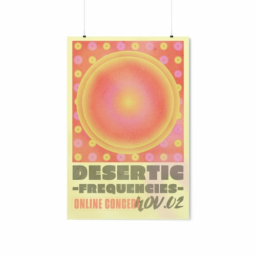 Online Concert Gradient Poster