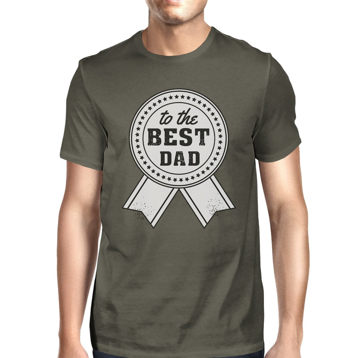 To The Best Dad Mens Dark Gray Unique Design Top