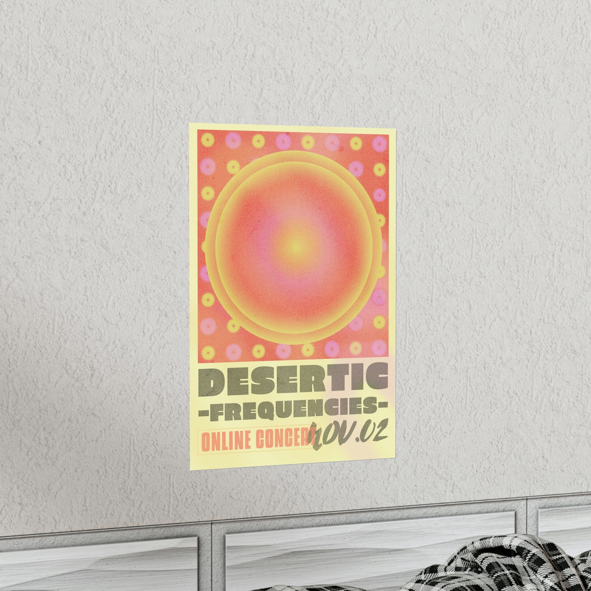 Online Concert Gradient Poster