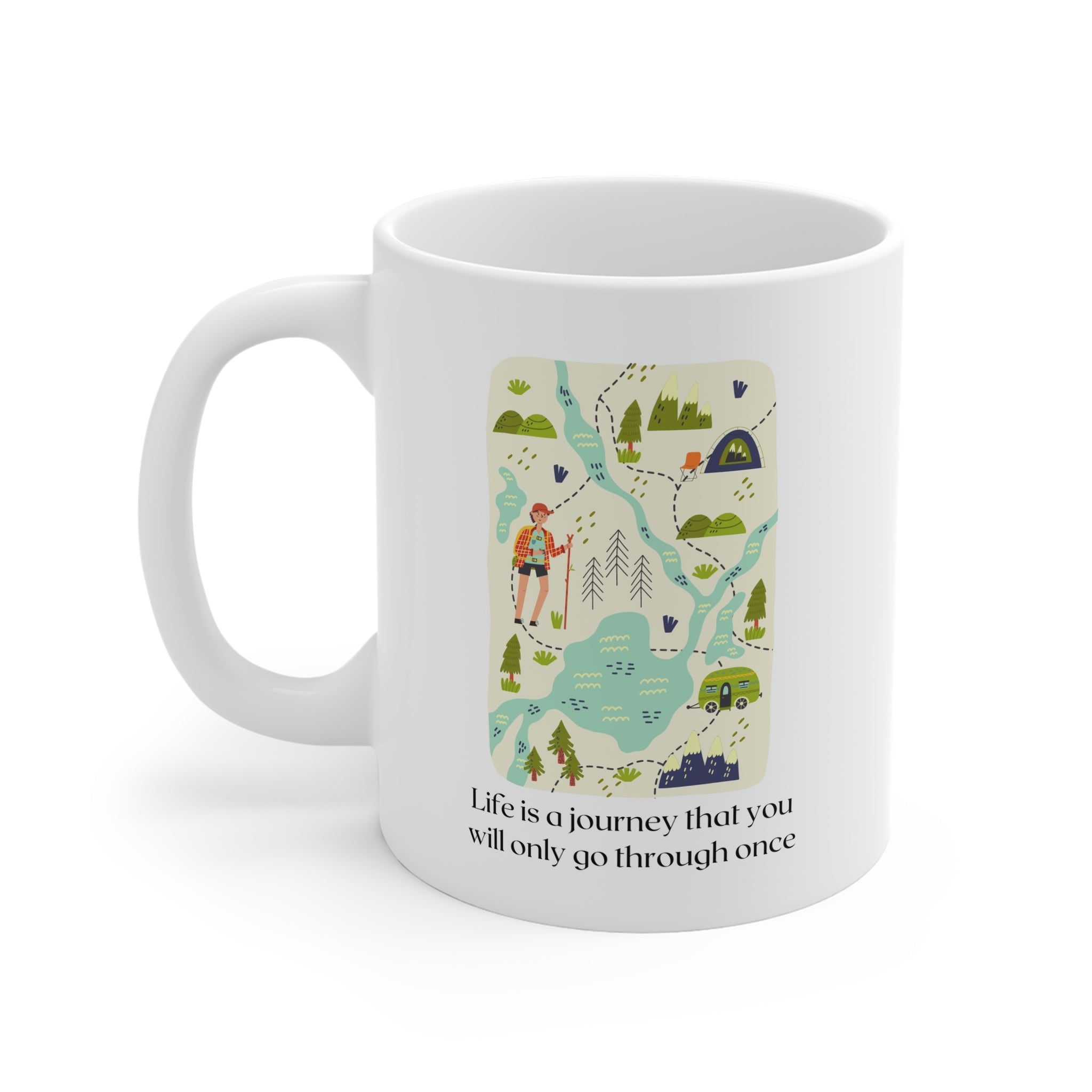 Life is a Journey Coffee Tea Mug