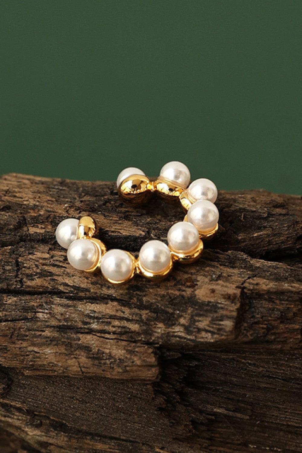 Pearl C-Shaped Ear Cuffs