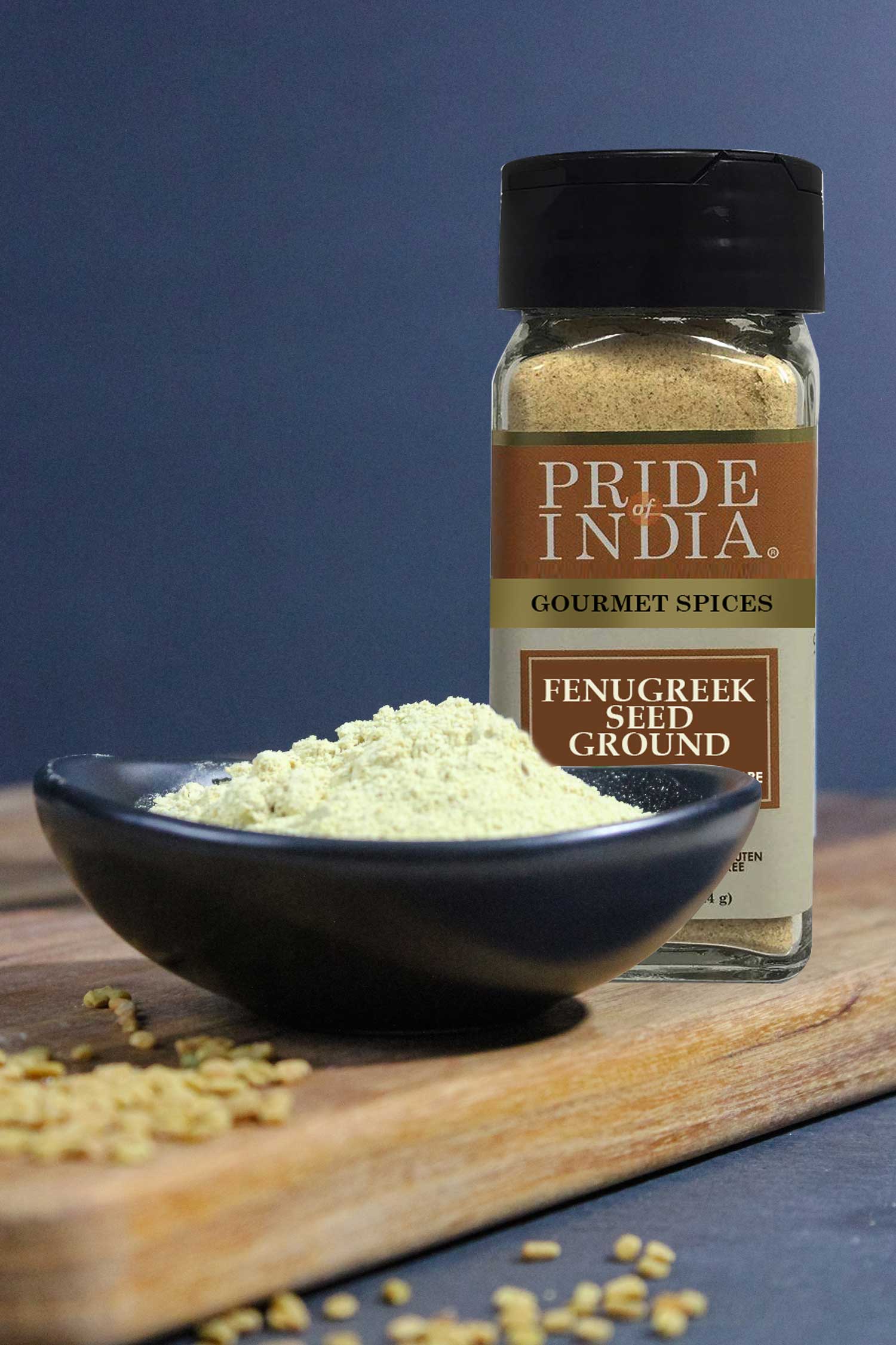 Pride of India Gourmet Spices Fenugreek Seed Ground