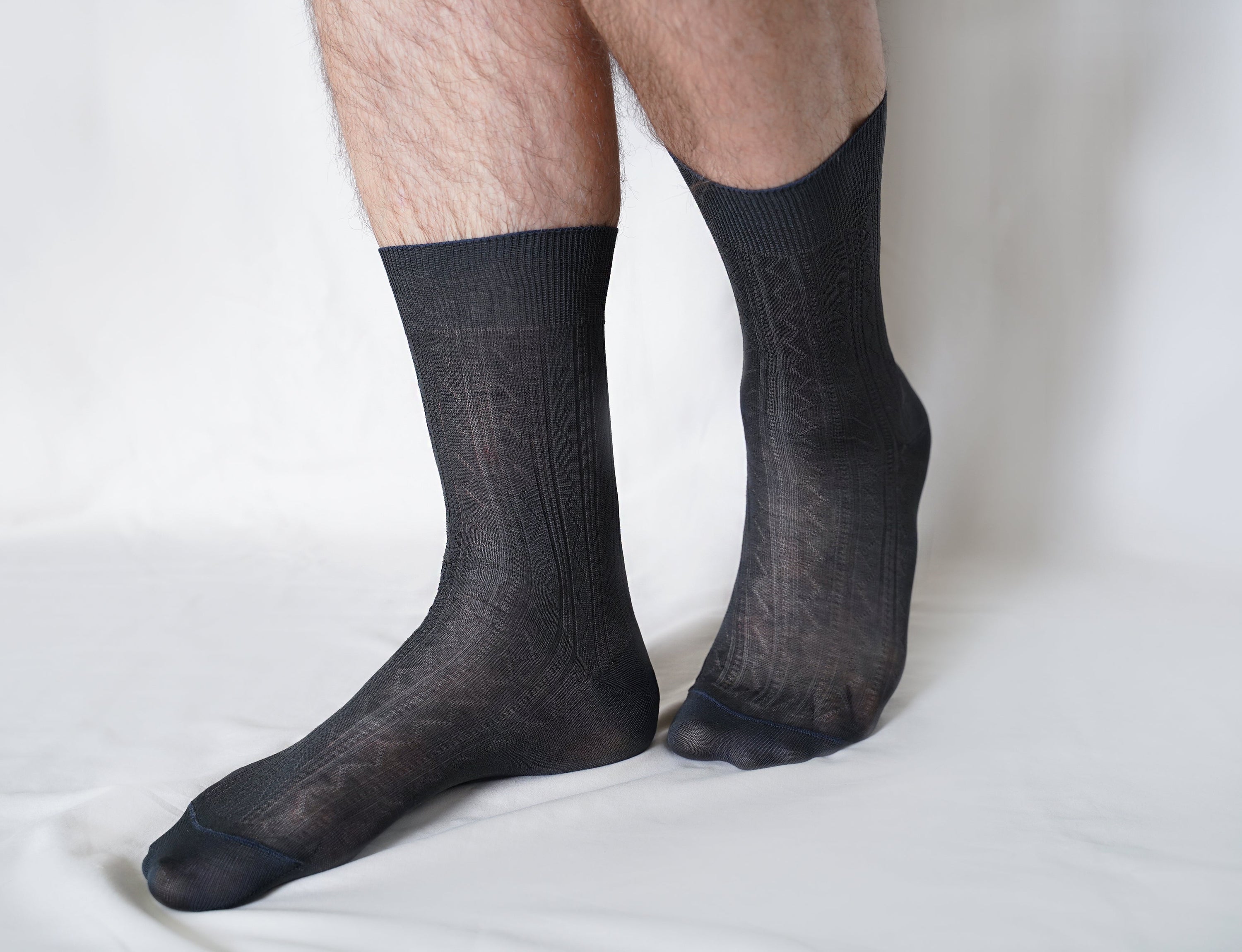 tittimitti® 100% Mercerized "Filo di Scozia" Cotton Men's Dress Sock