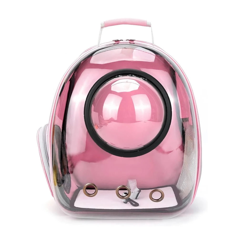 Luxury Cat Space Capsule Transparent Backpack