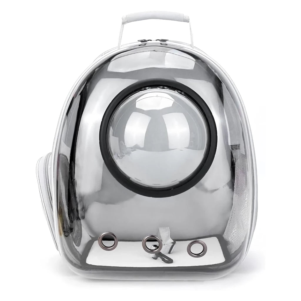 Luxury Cat Space Capsule Transparent Backpack