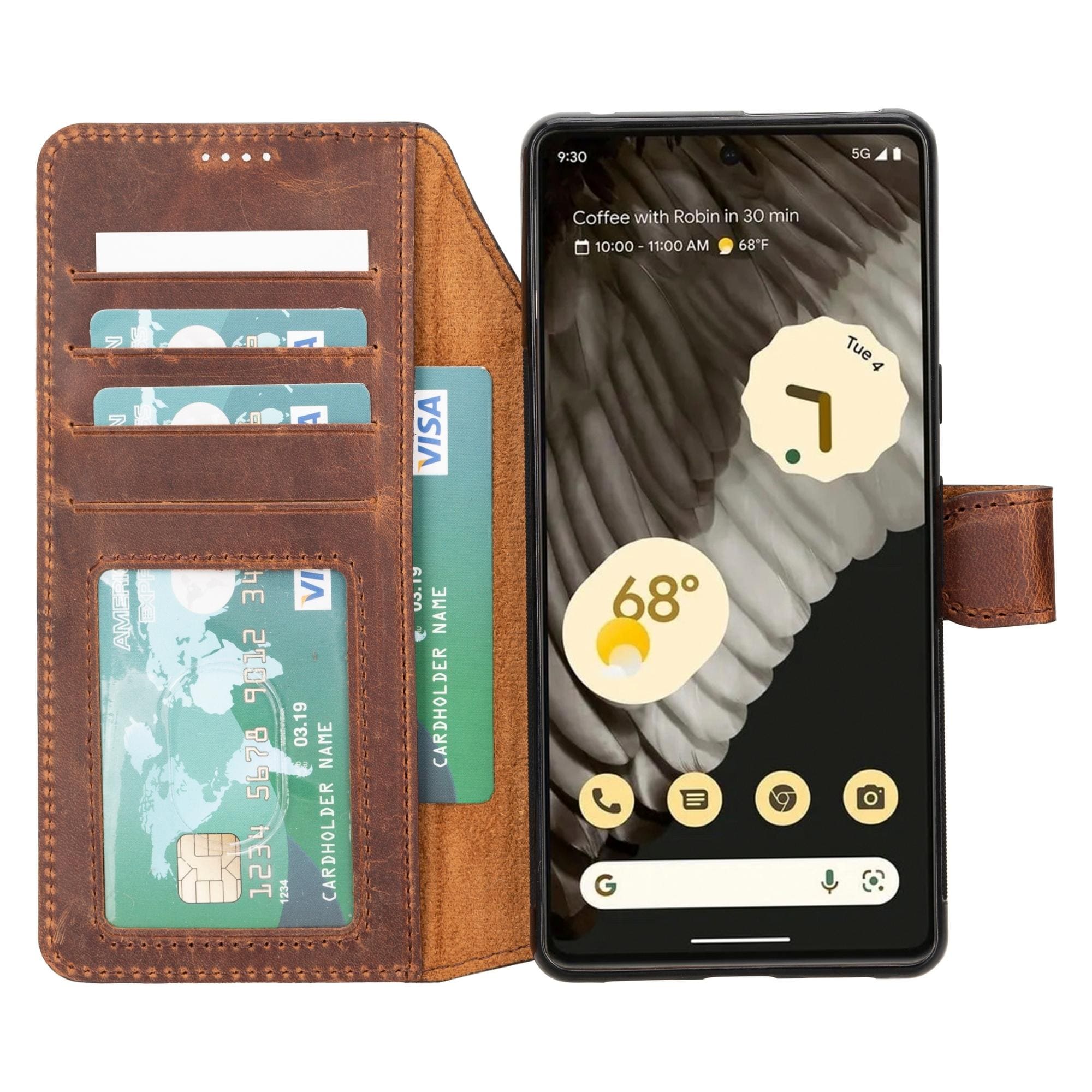 Sheridan Leather Detachable Wallet for Google Pixel 7/6/5/4