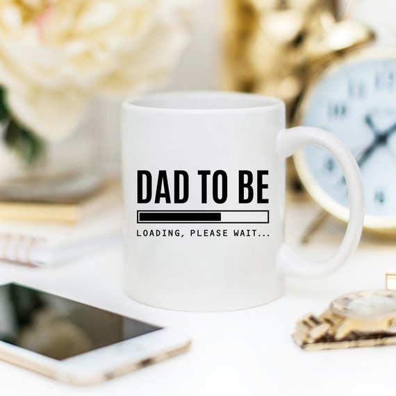 Baby Announcement Mug, Future Dad Gift, Dad To Be