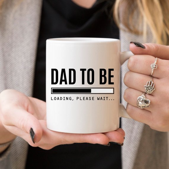 Baby Announcement Mug, Future Dad Gift, Dad To Be