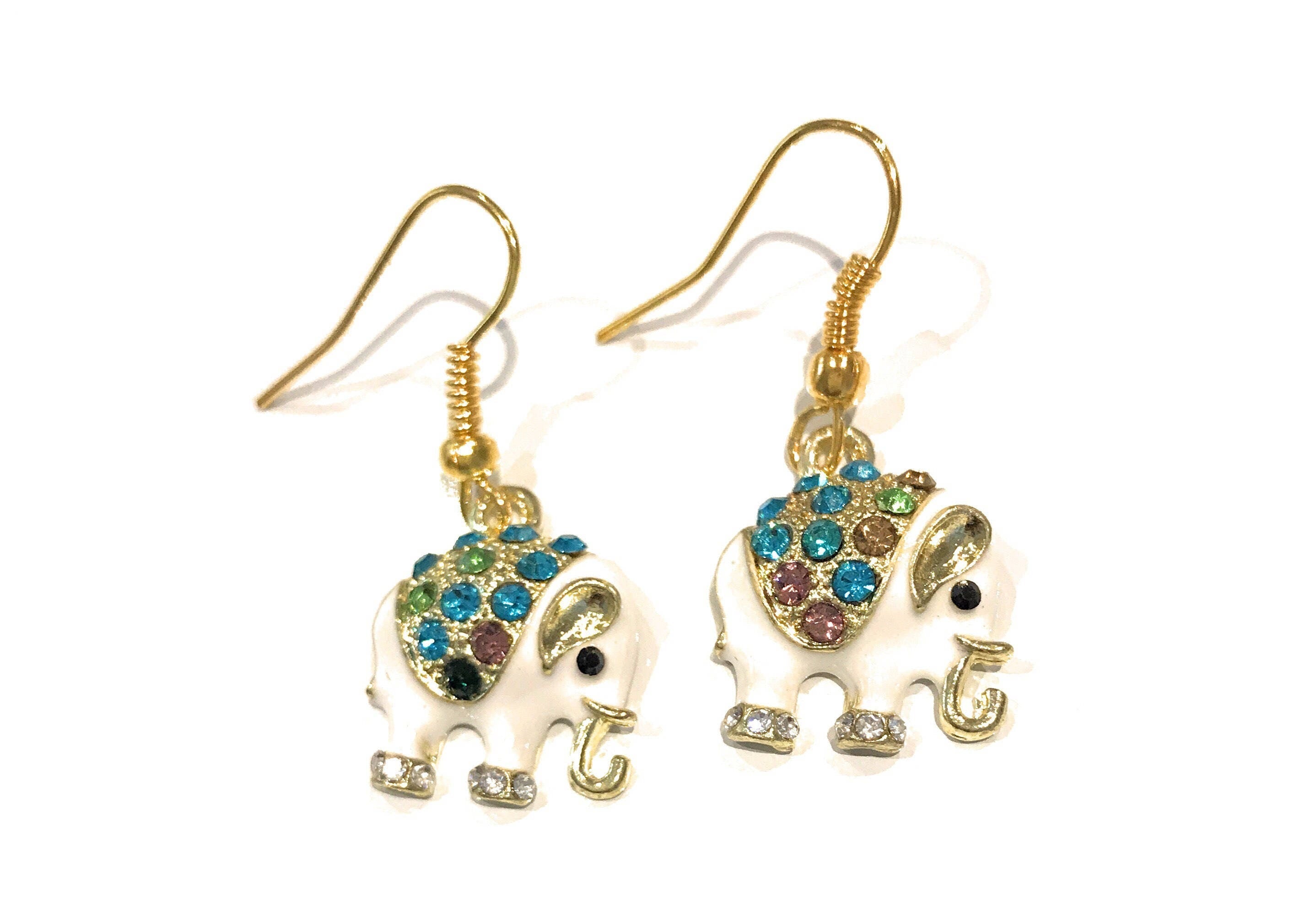 Elephant Jewelry, Animal Earrings, Elephant Earrings Animal Jewelry,