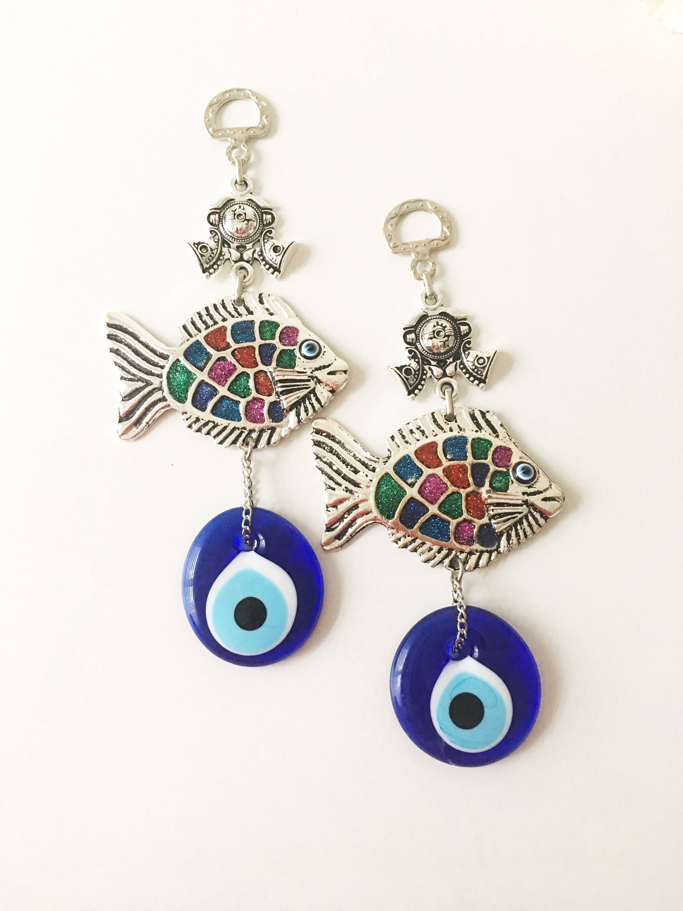 Fish Evil eye wall hanging