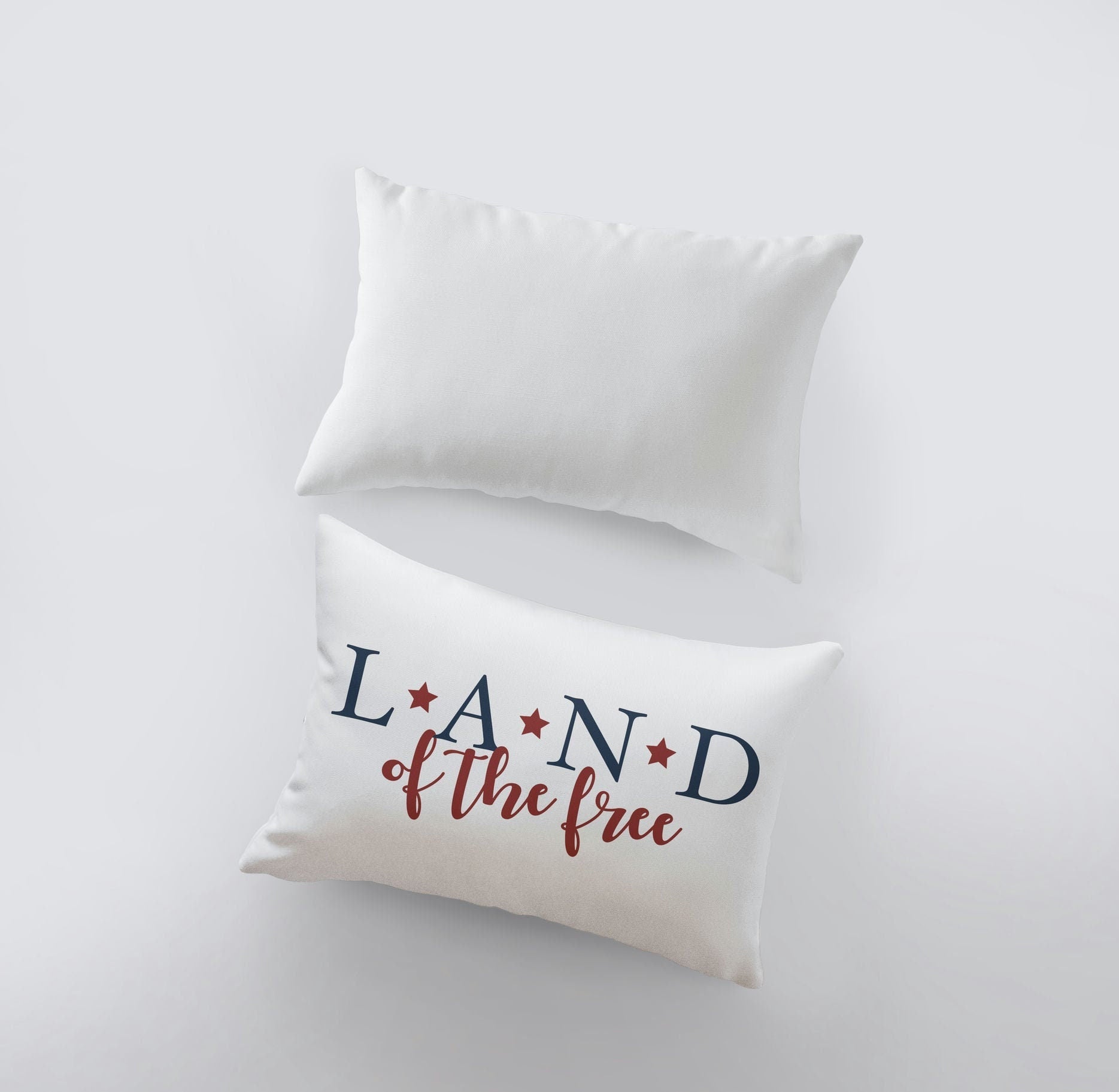 Land of the Free | 18x12 | Fourth of July | Pillow Cover | Memorial